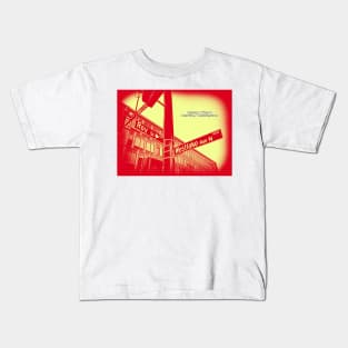 Roy Street & Westlake Avenue North CHERRY CREME, Seattle, WA by Mistah Wilson Kids T-Shirt